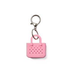 Tiny Tote Keychain - Blowing Pink Bubbles