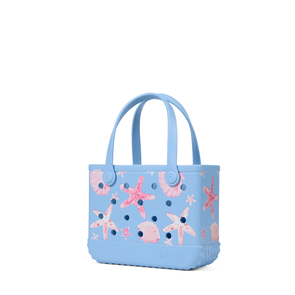 Bitty Bogg Bag - Carolina Blue Shells and Starfish