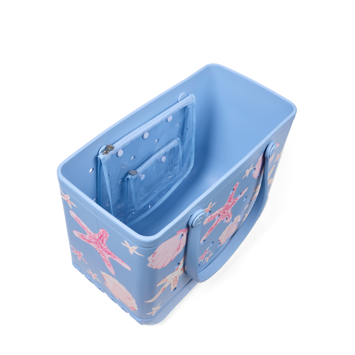 Original Bogg Bag - Carolina Blue Shells and Starfish